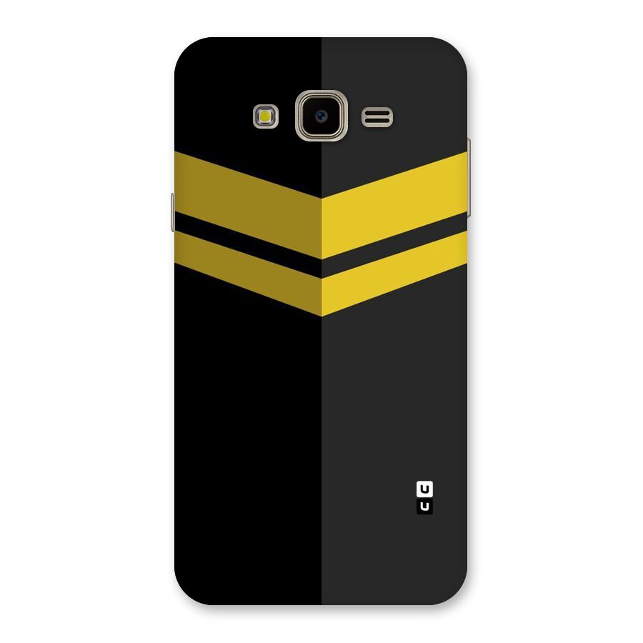 Yellow Lines Back Case for Galaxy J7 Nxt