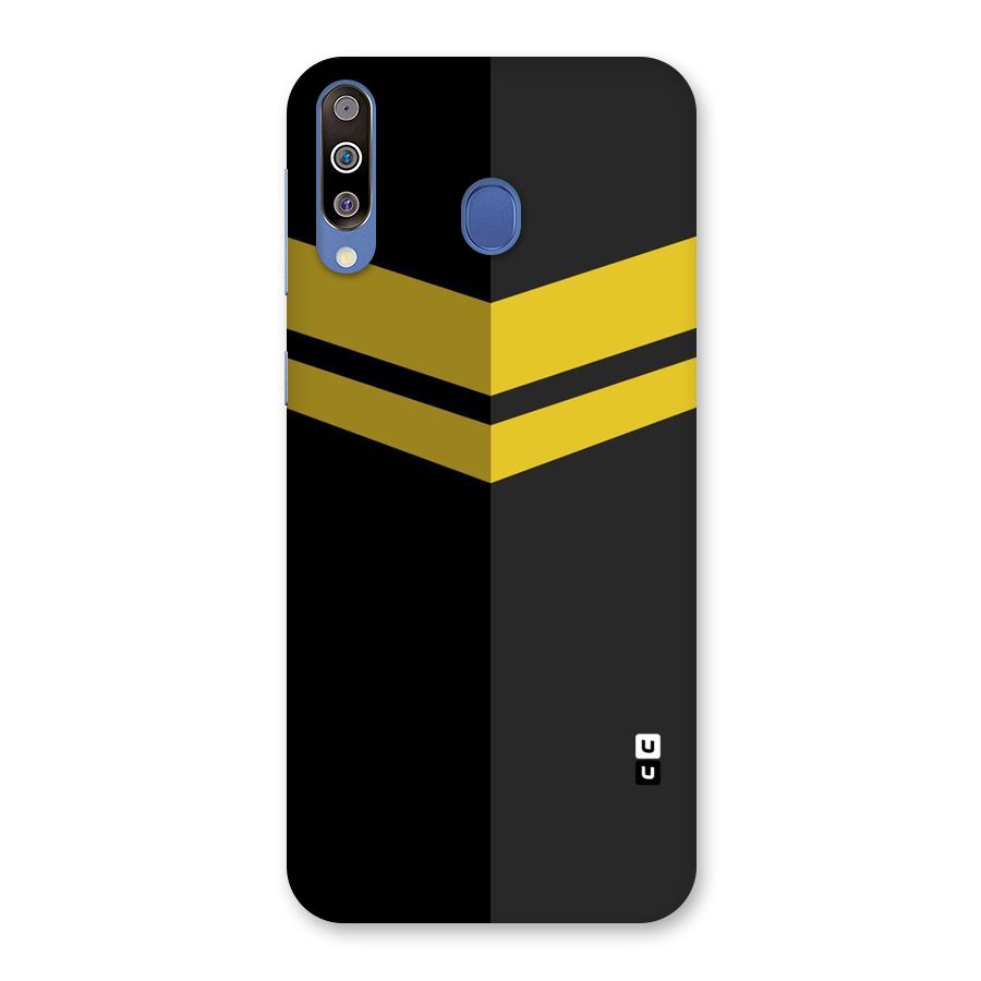 Yellow Lines Back Case for Galaxy M30