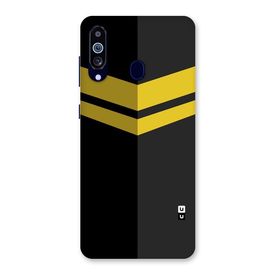 Yellow Lines Back Case for Galaxy M40