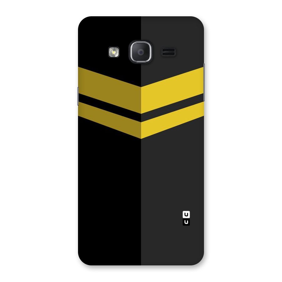 Yellow Lines Back Case for Galaxy On7 2015