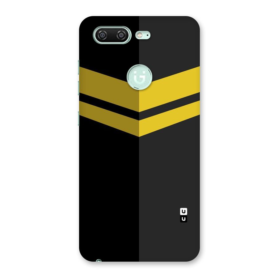 Yellow Lines Back Case for Gionee S10