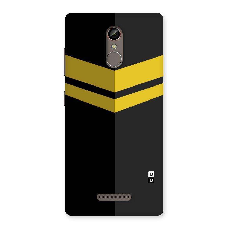 Yellow Lines Back Case for Gionee S6s
