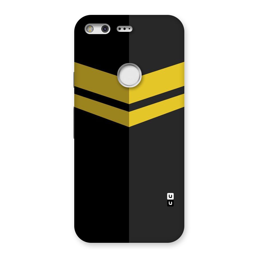 Yellow Lines Back Case for Google Pixel