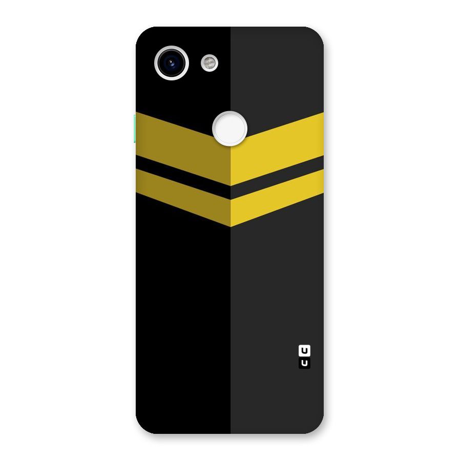 Yellow Lines Back Case for Google Pixel 3