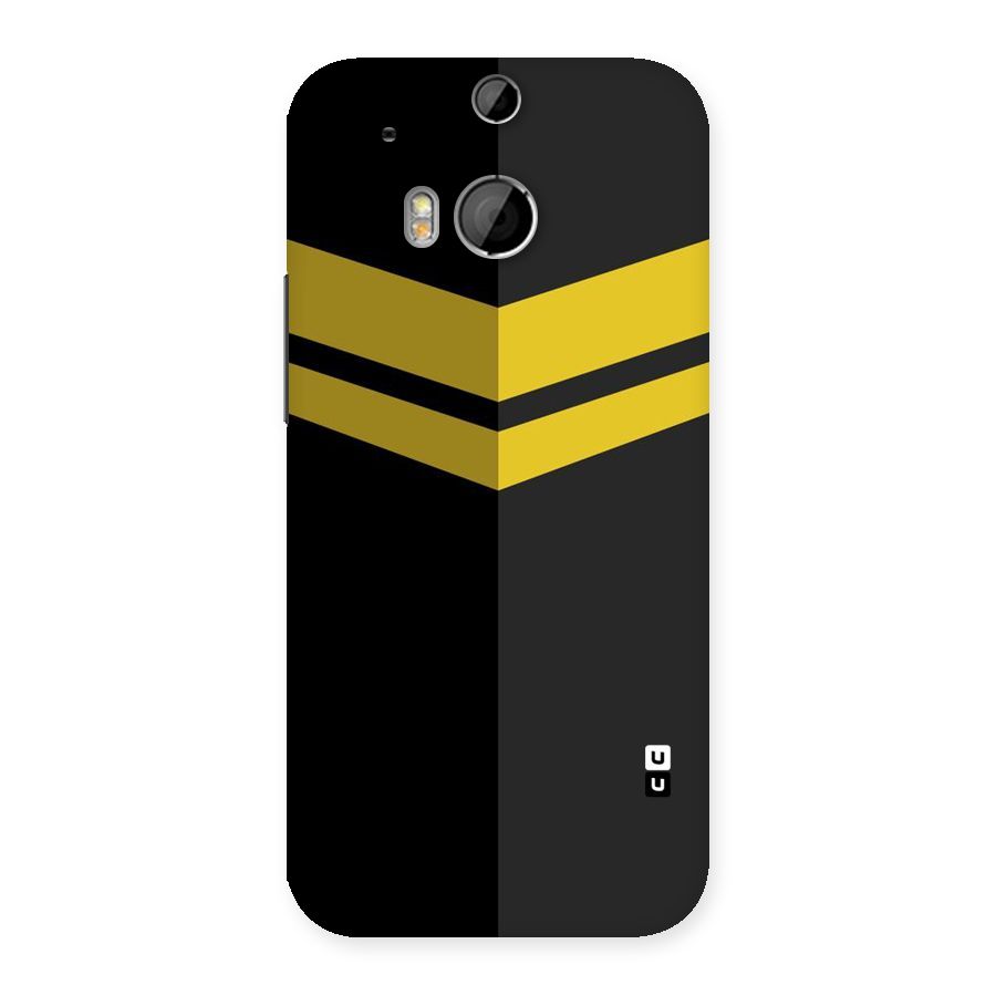 Yellow Lines Back Case for HTC One M8