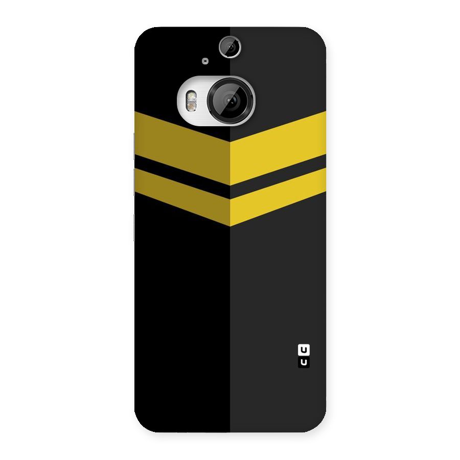 Yellow Lines Back Case for HTC One M9 Plus