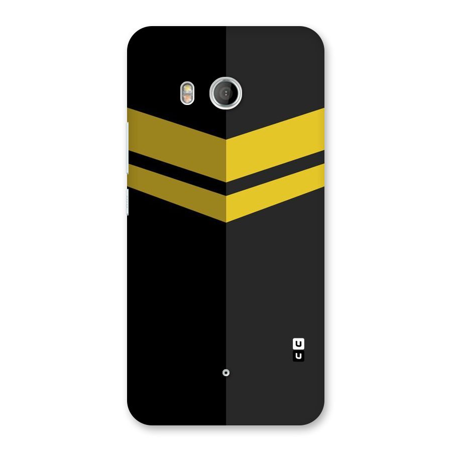 Yellow Lines Back Case for HTC U11