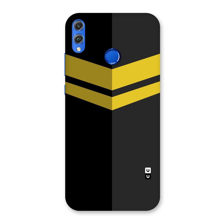 Yellow Lines Back Case for Honor 8X