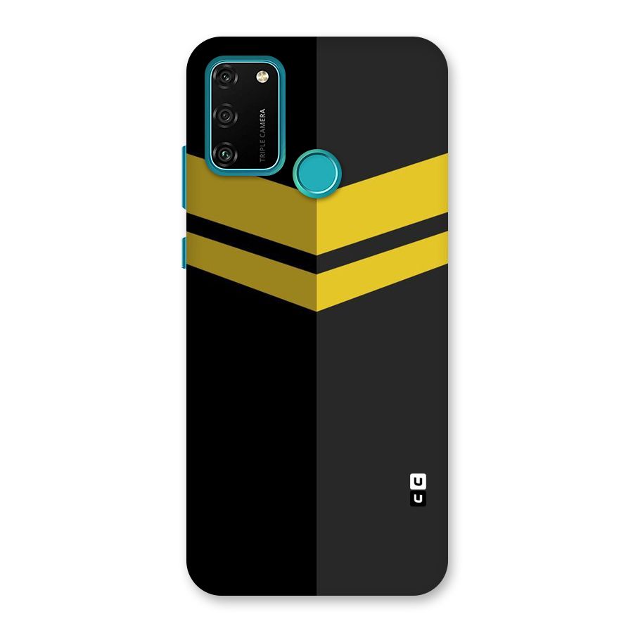Yellow Lines Back Case for Honor 9A