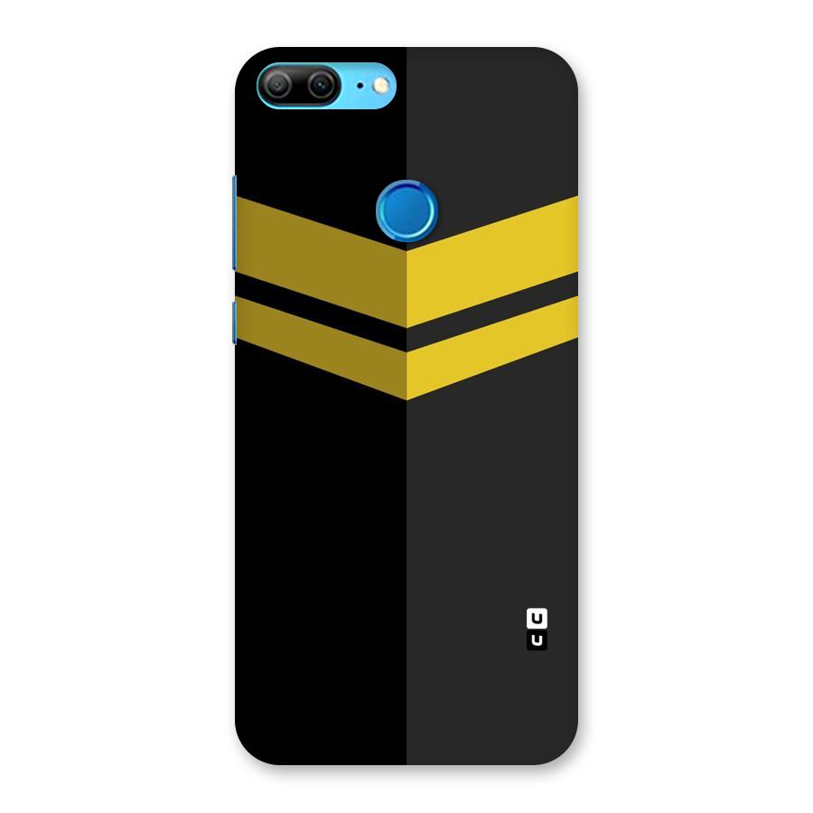 Yellow Lines Back Case for Honor 9 Lite