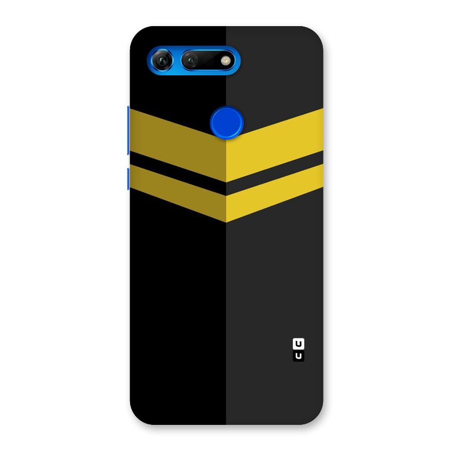 Yellow Lines Back Case for Honor View 20