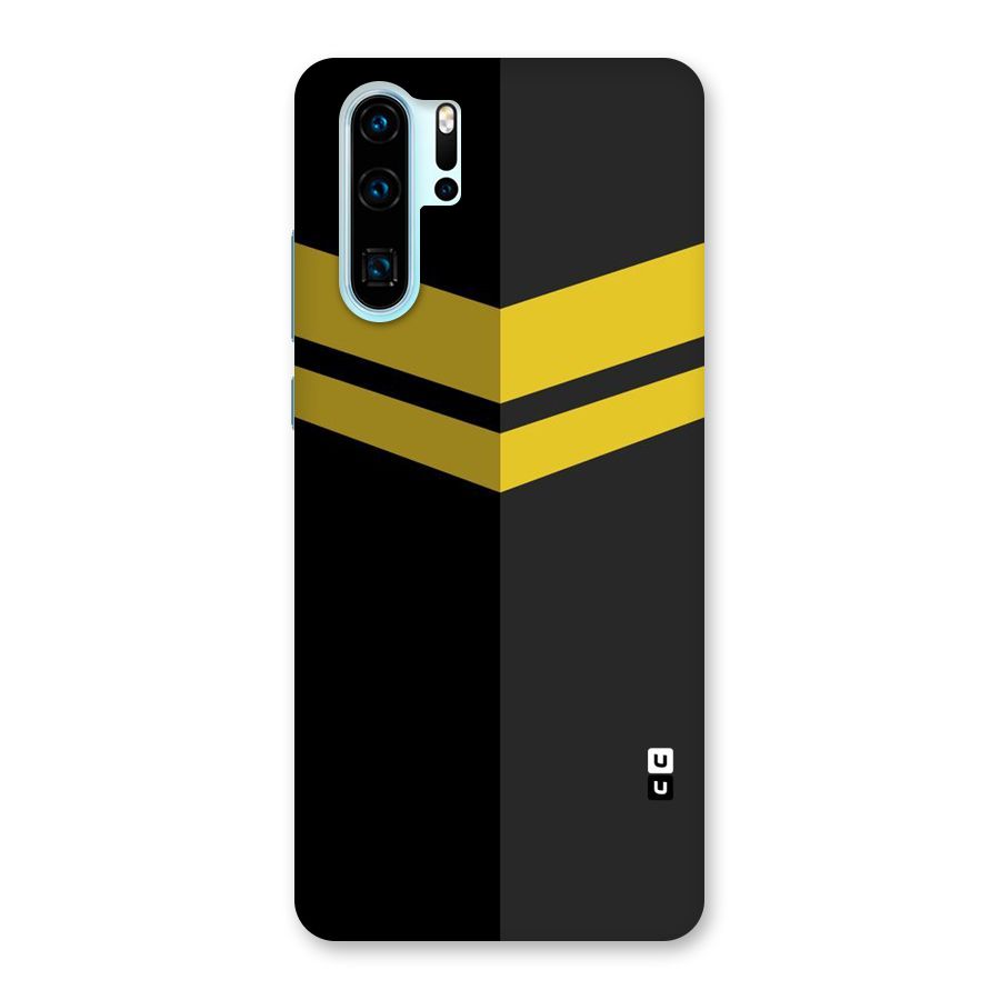 Yellow Lines Back Case for Huawei P30 Pro