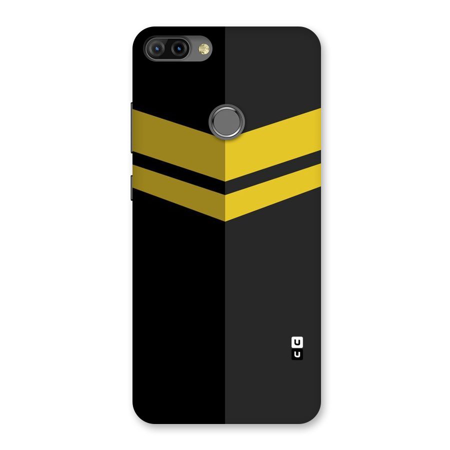 Yellow Lines Back Case for Infinix Hot 6 Pro