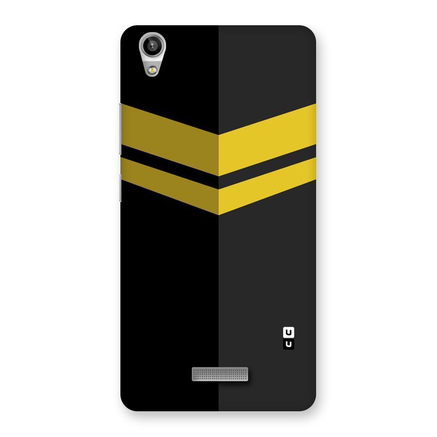 Yellow Lines Back Case for Lava-Pixel-V1