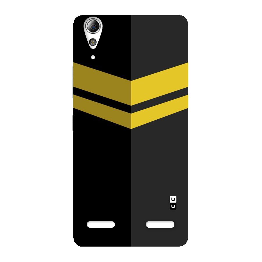 Yellow Lines Back Case for Lenovo A6000 Plus