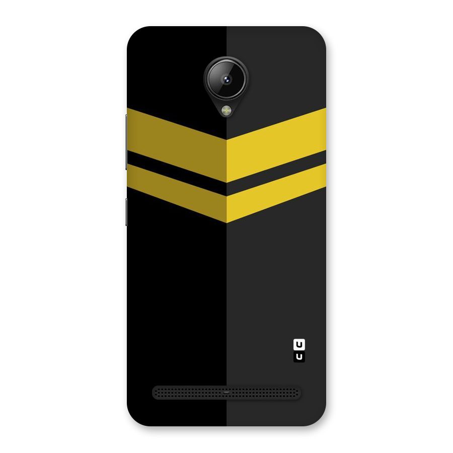 Yellow Lines Back Case for Lenovo C2