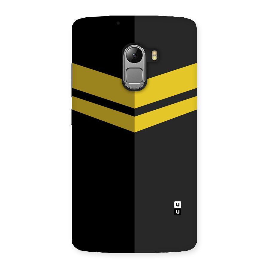 Yellow Lines Back Case for Lenovo K4 Note