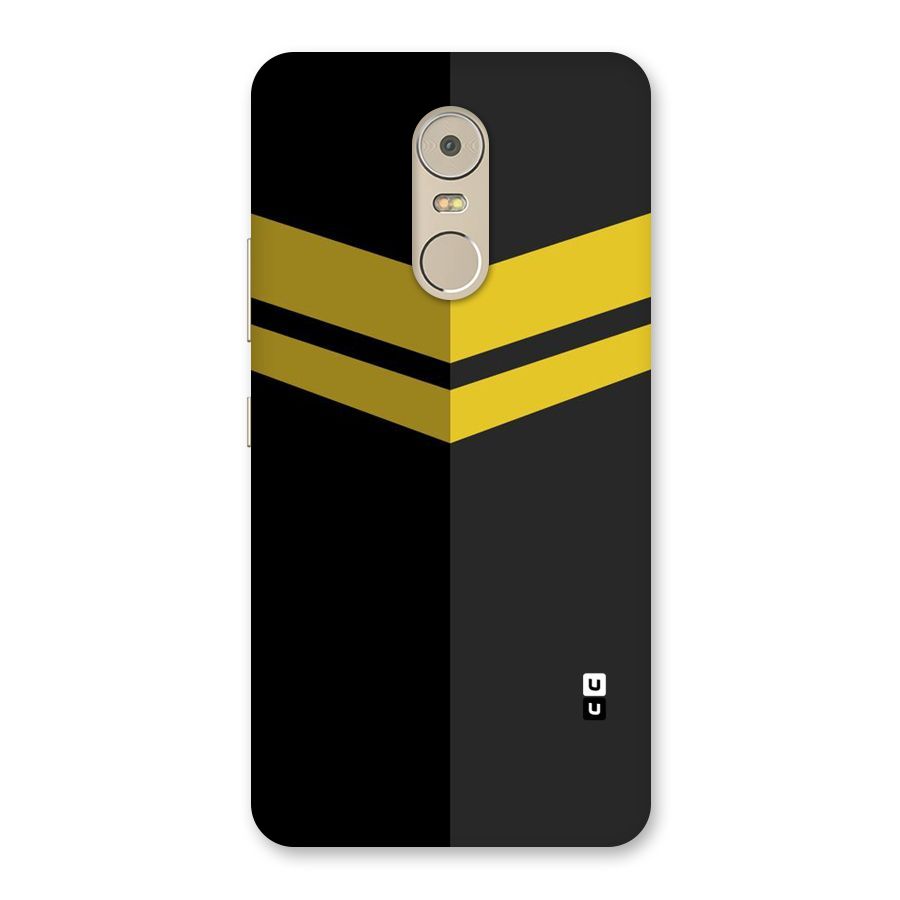 Yellow Lines Back Case for Lenovo K6 Note