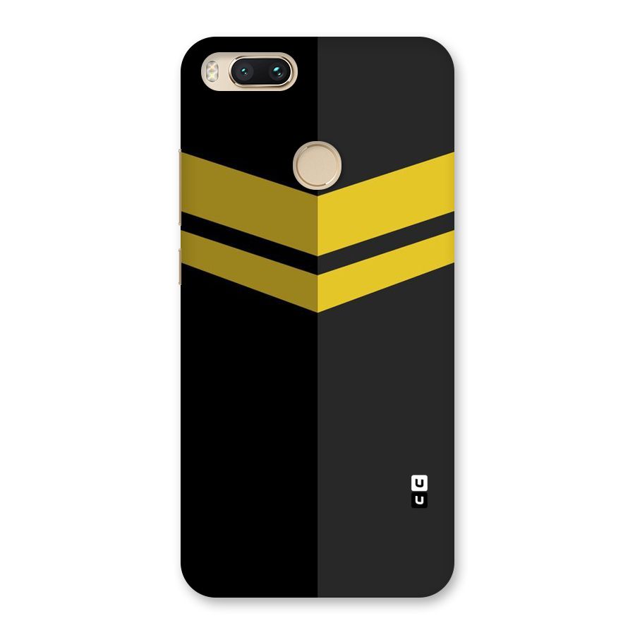 Yellow Lines Back Case for Mi A1