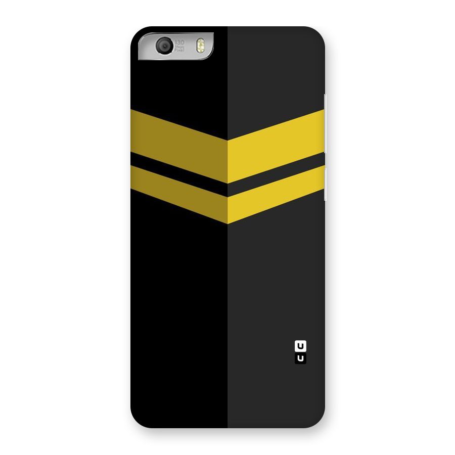 Yellow Lines Back Case for Micromax Canvas Knight 2