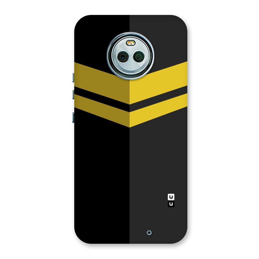 Yellow Lines Back Case for Moto X4