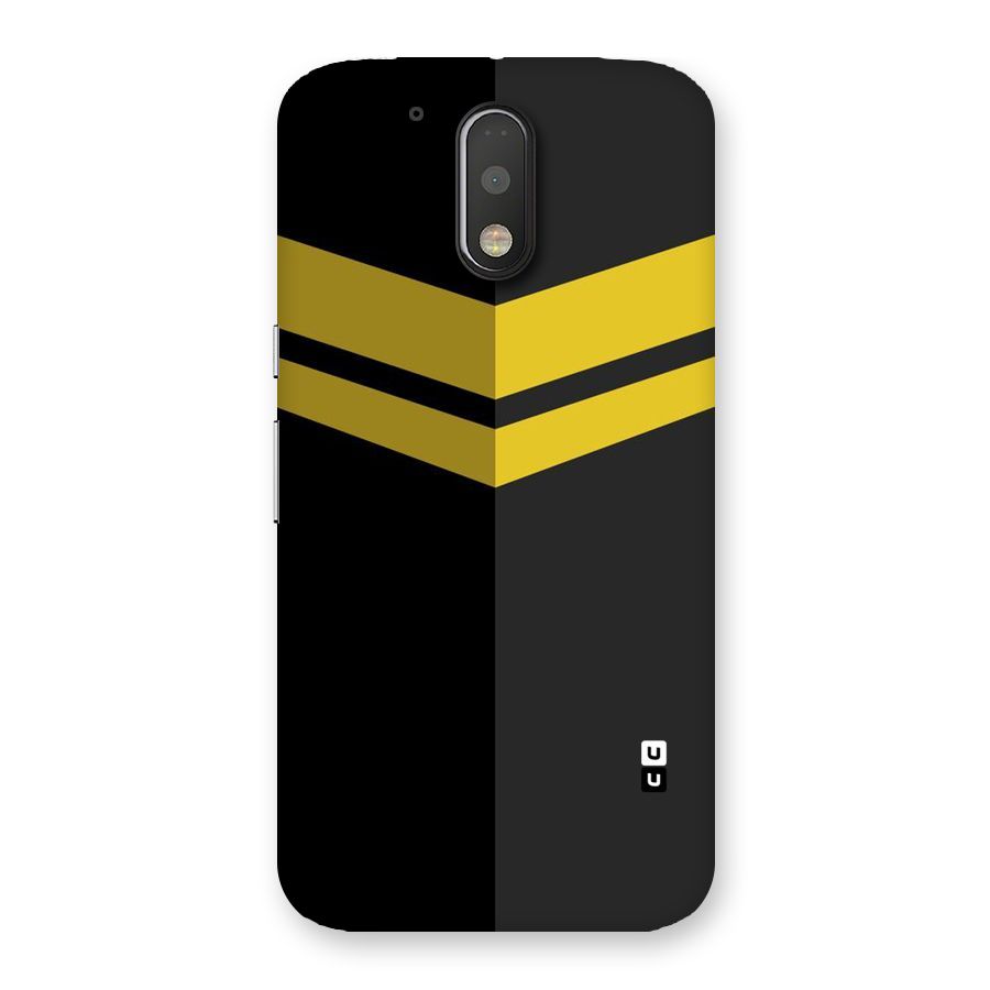 Yellow Lines Back Case for Motorola Moto G4