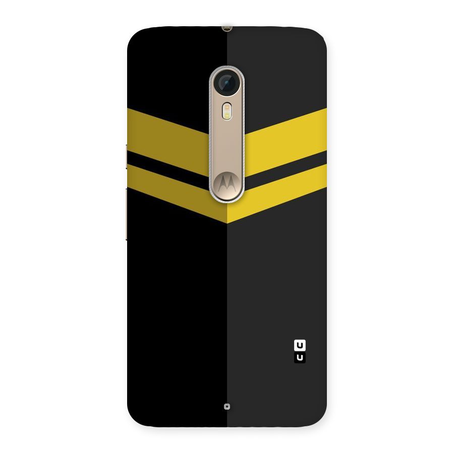 Yellow Lines Back Case for Motorola Moto X Style
