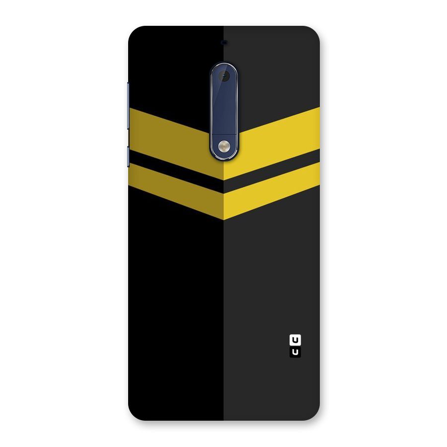 Yellow Lines Back Case for Nokia 5