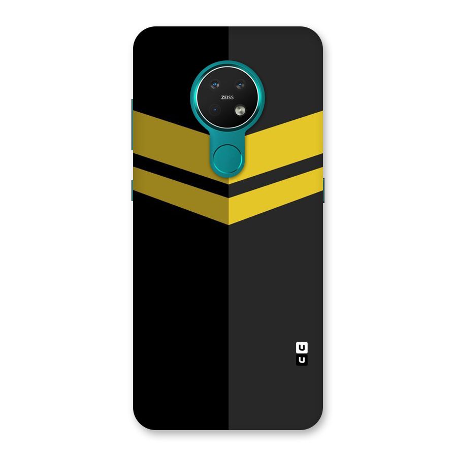 Yellow Lines Back Case for Nokia 7.2
