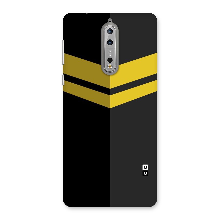 Yellow Lines Back Case for Nokia 8