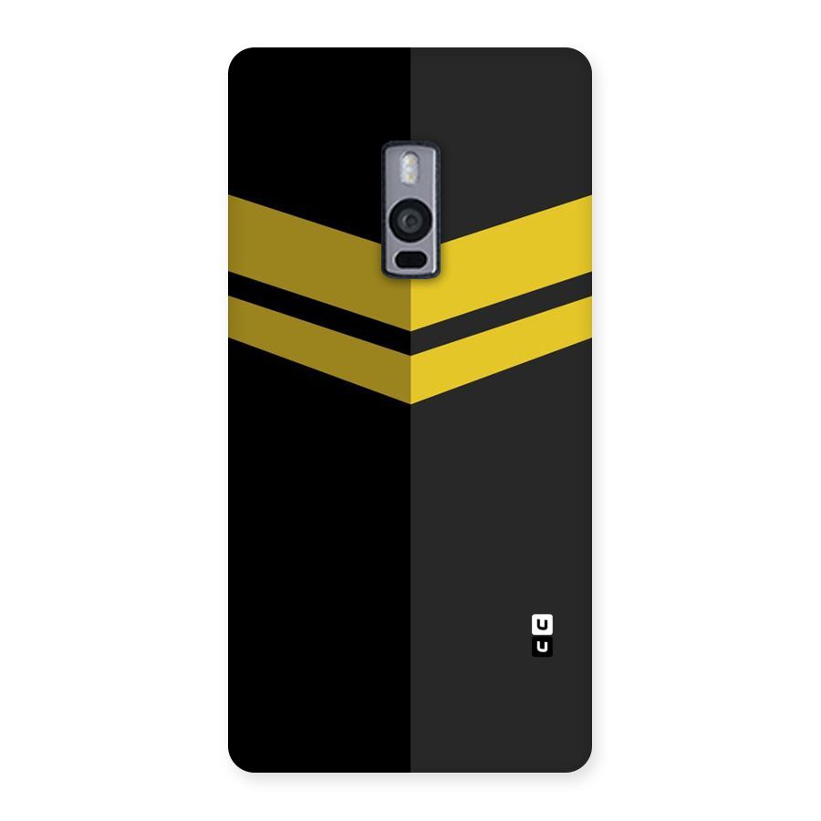 Yellow Lines Back Case for OnePlus Two