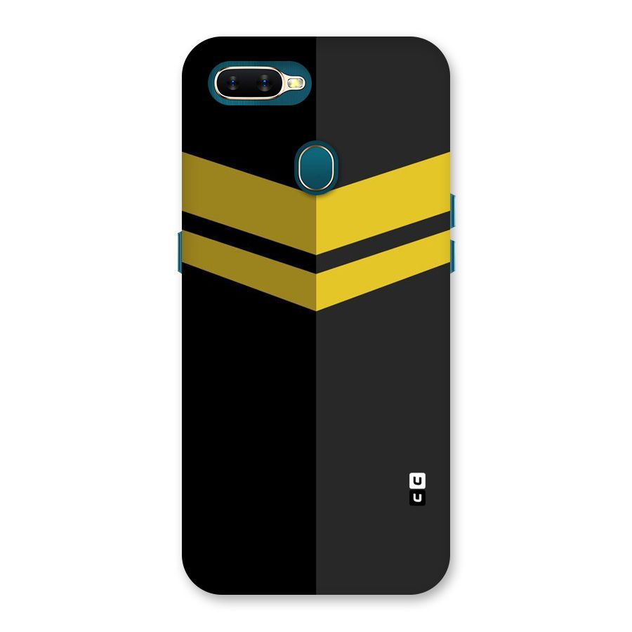 Yellow Lines Back Case for Oppo A11k