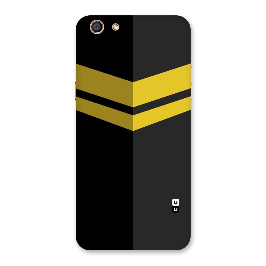 Yellow Lines Back Case for Oppo F3