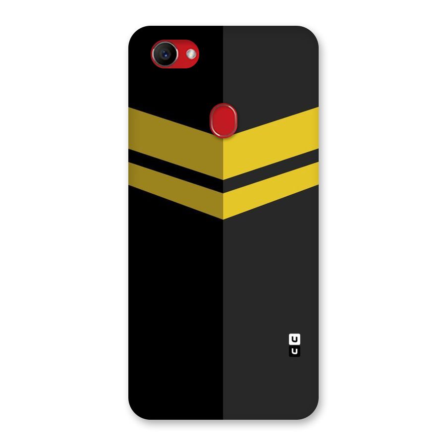 Yellow Lines Back Case for Oppo F7