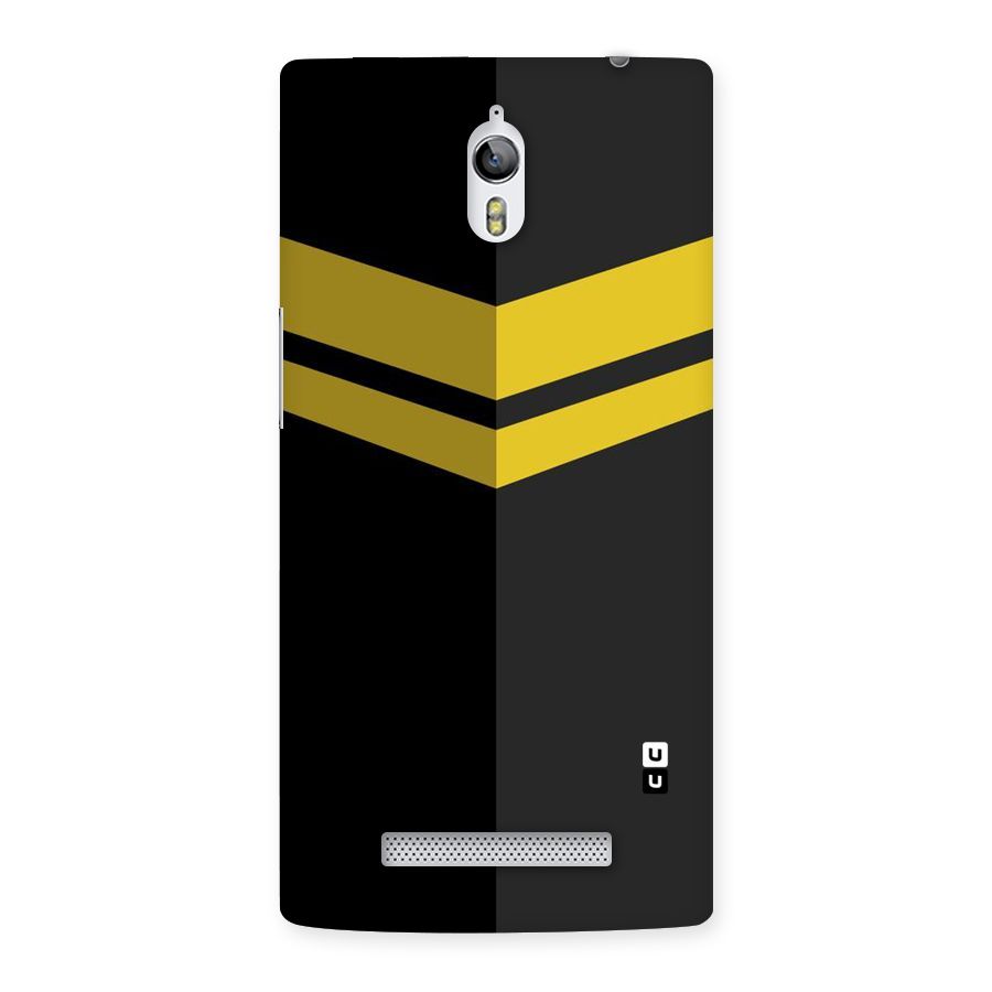 Yellow Lines Back Case for Oppo Find 7
