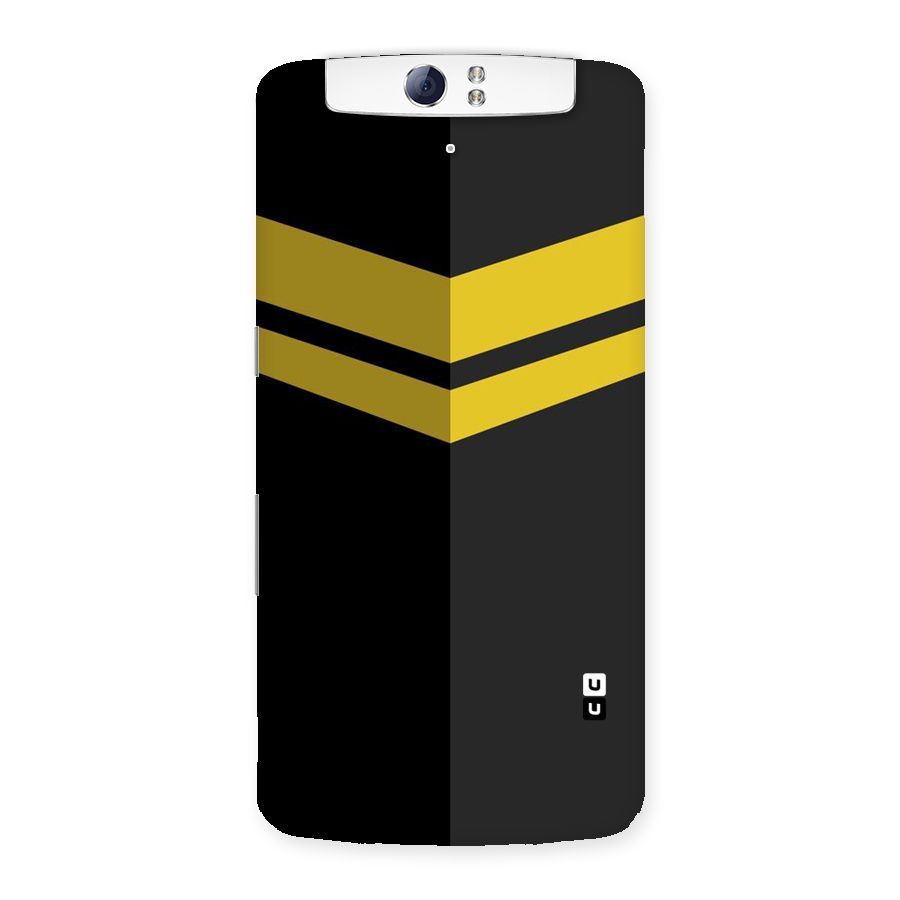 Yellow Lines Back Case for Oppo N1