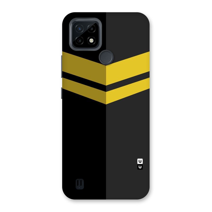 Yellow Lines Back Case for Realme C21