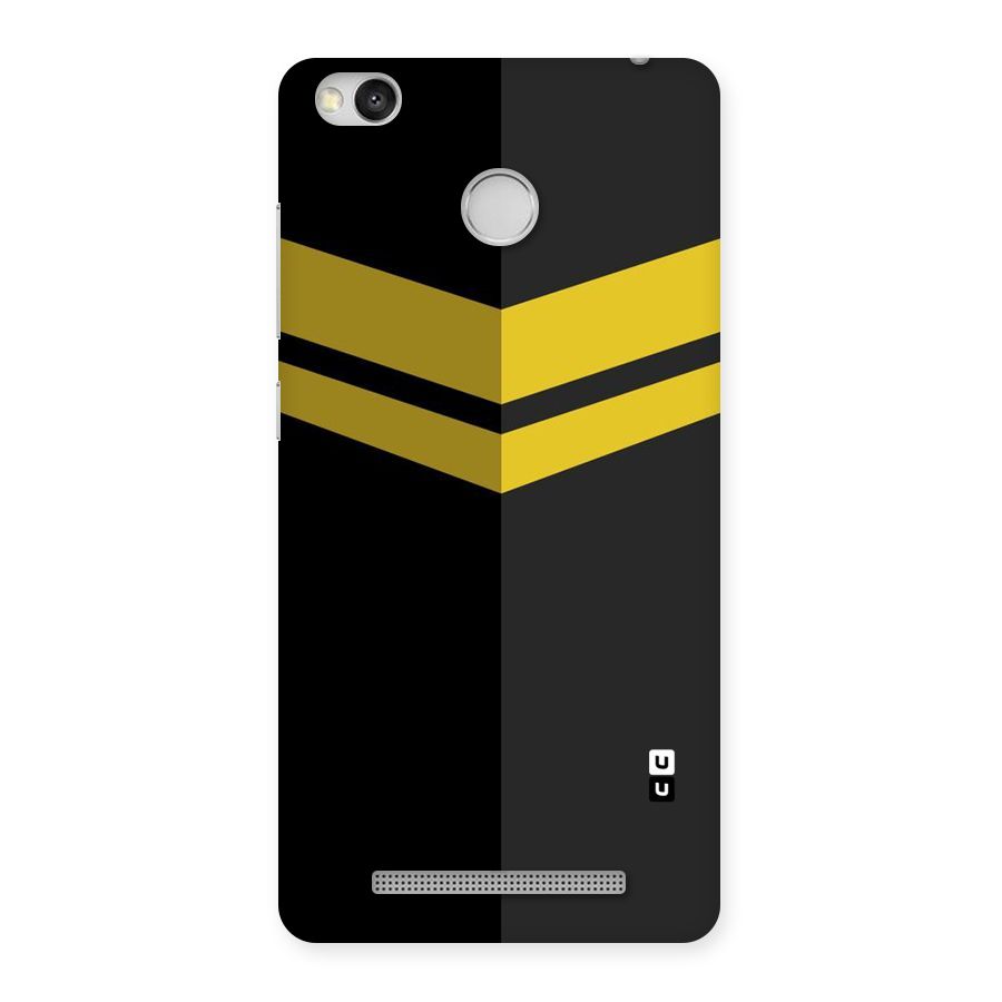 Yellow Lines Back Case for Redmi 3S Prime