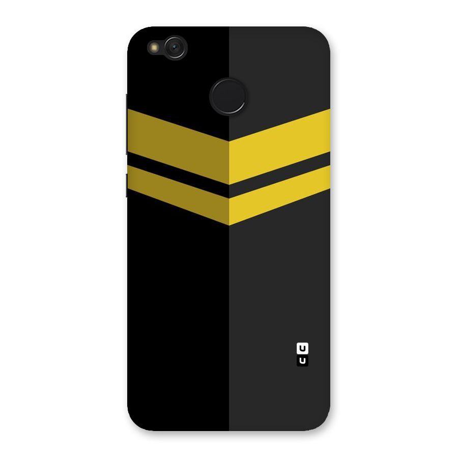 Yellow Lines Back Case for Redmi 4