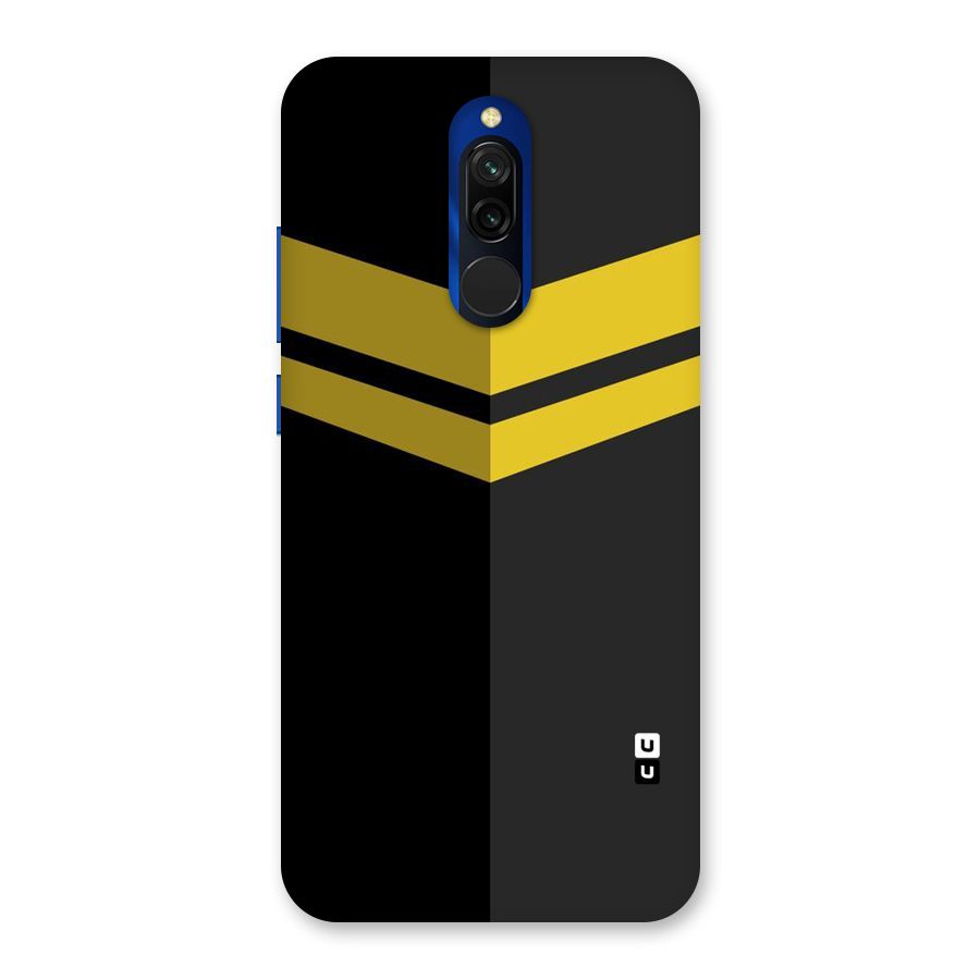 Yellow Lines Back Case for Redmi 8