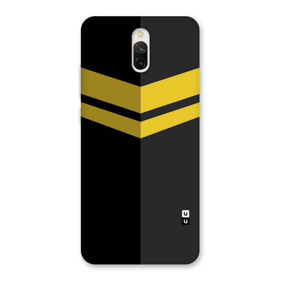 Yellow Lines Back Case for Redmi 8A Dual