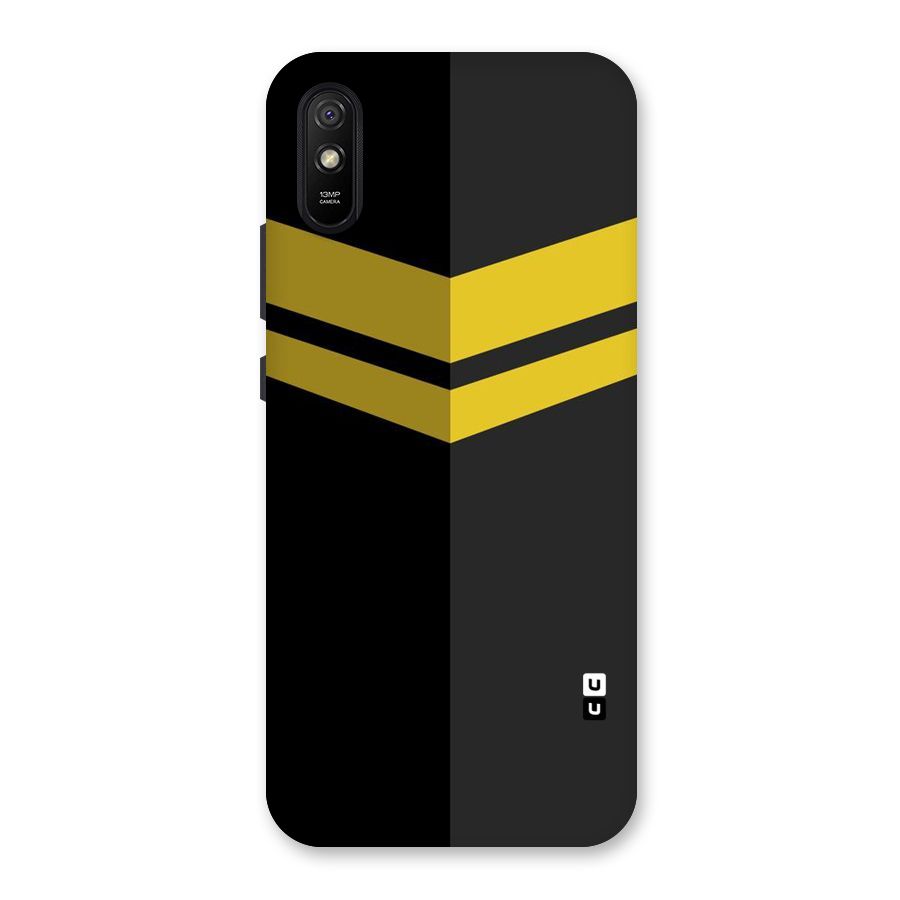 Yellow Lines Back Case for Redmi 9A