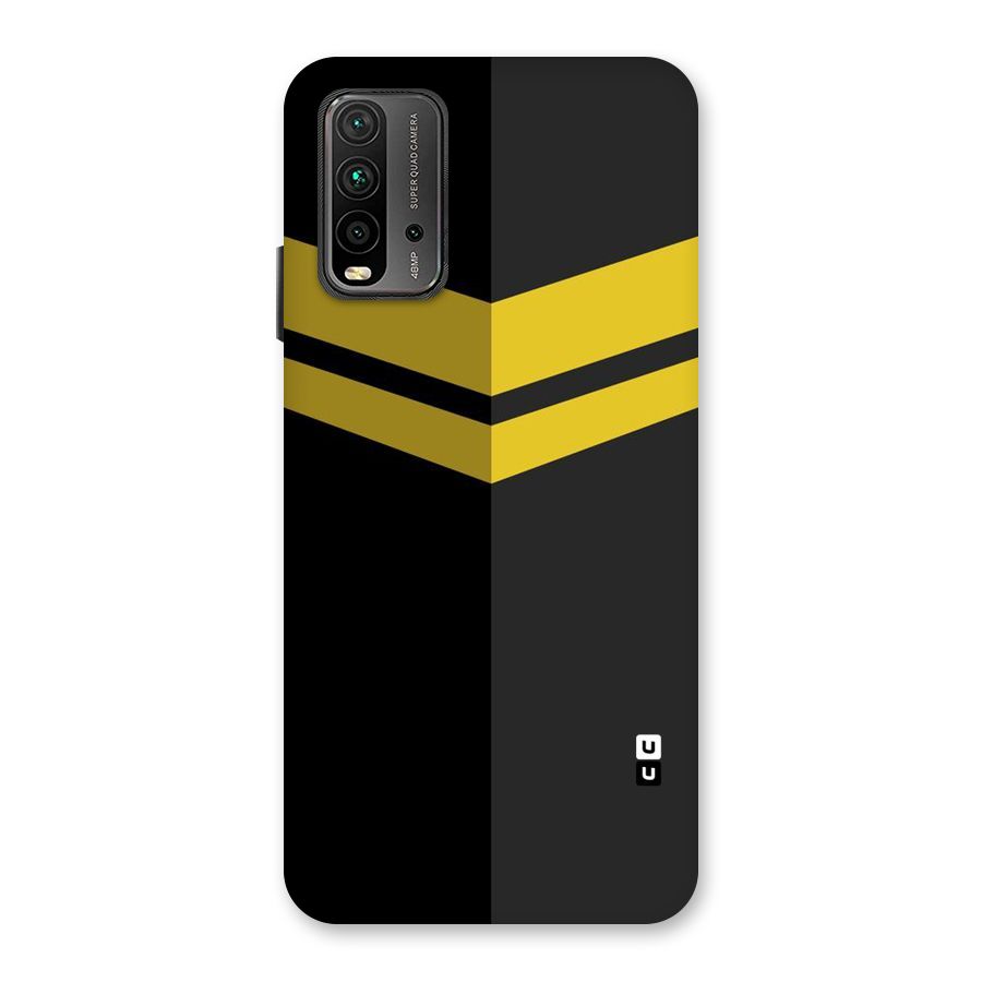 Yellow Lines Back Case for Redmi 9 Power