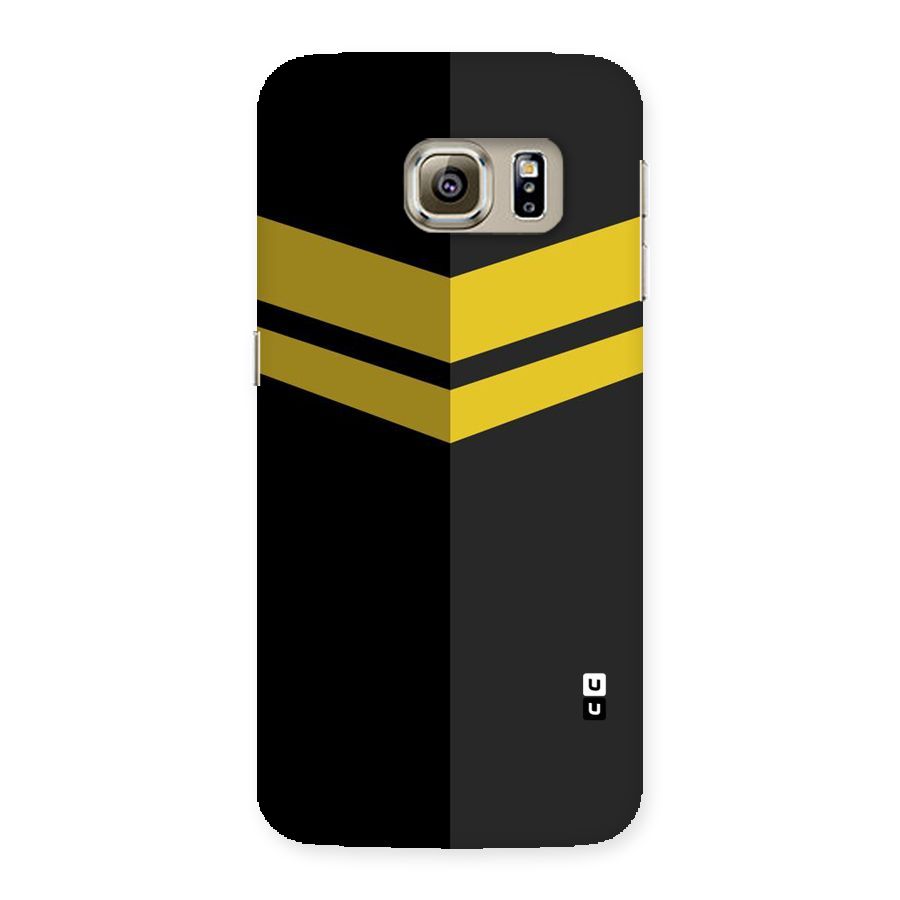 Yellow Lines Back Case for Samsung Galaxy S6 Edge