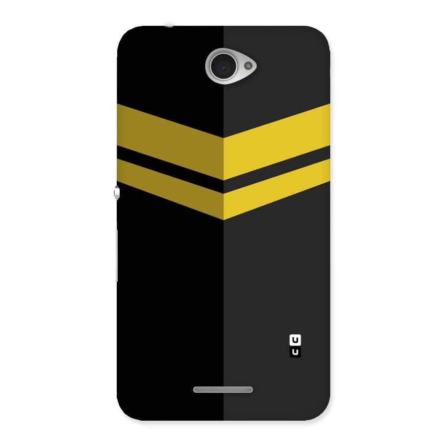Yellow Lines Back Case for Sony Xperia E4