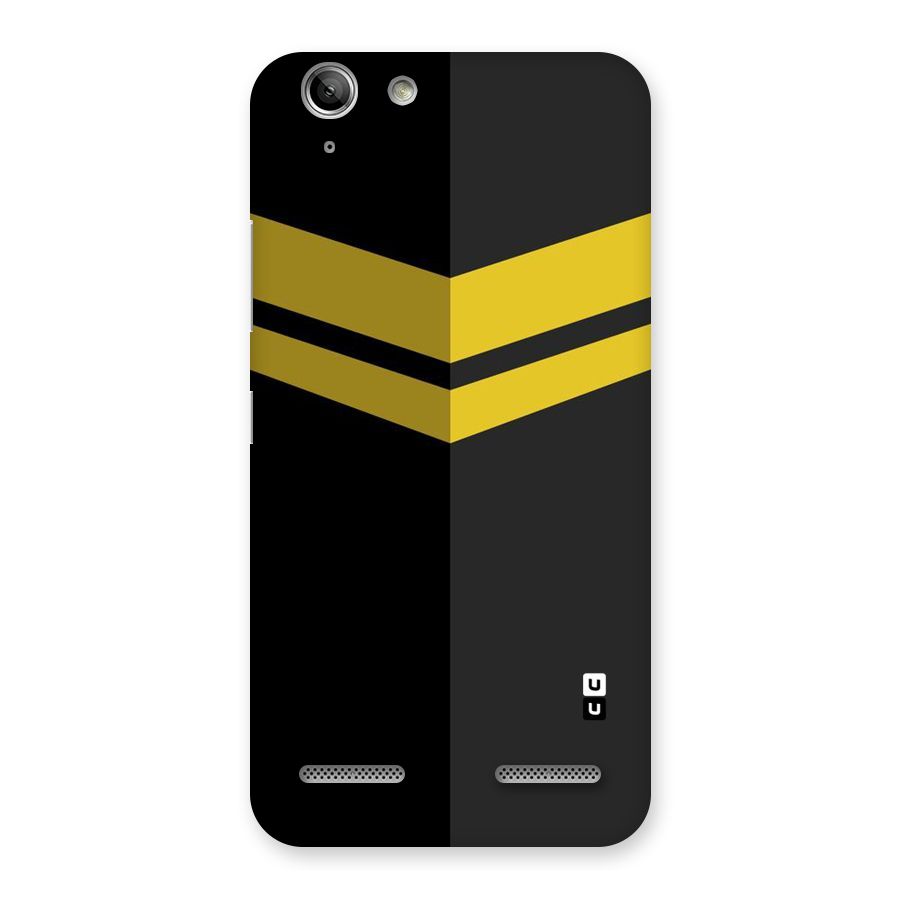 Yellow Lines Back Case for Vibe K5 Plus