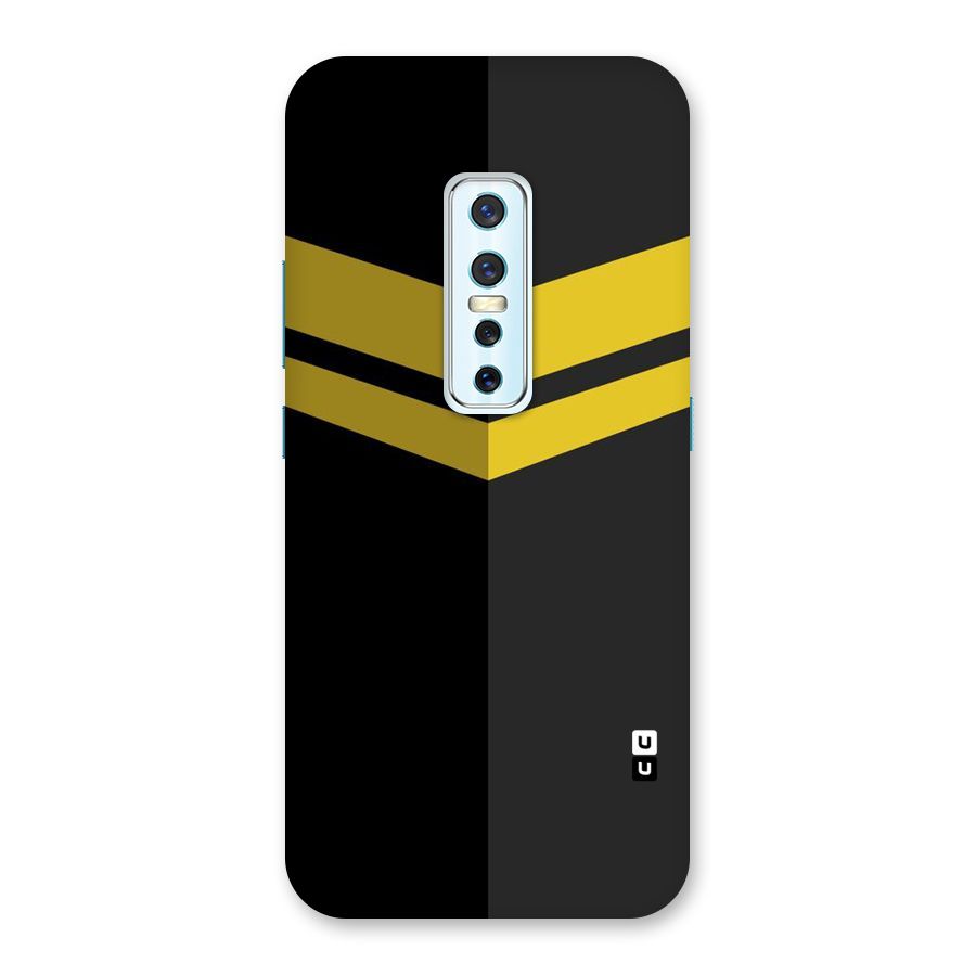 Yellow Lines Back Case for Vivo V17 Pro