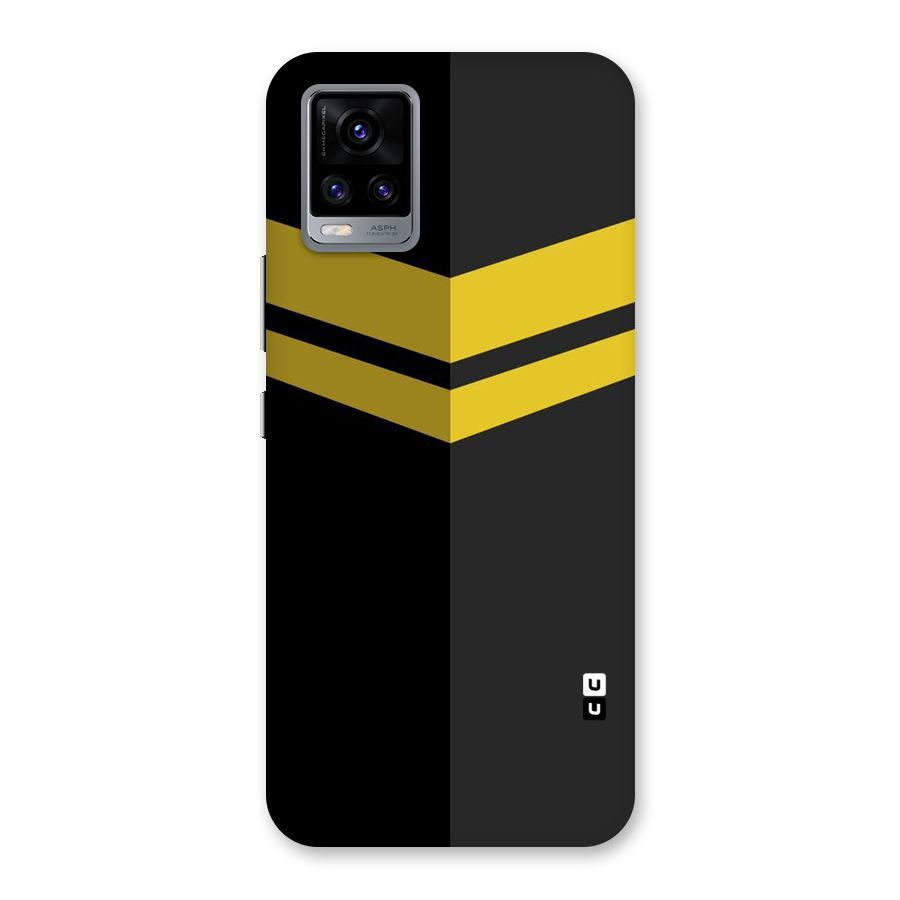 Yellow Lines Back Case for Vivo V20