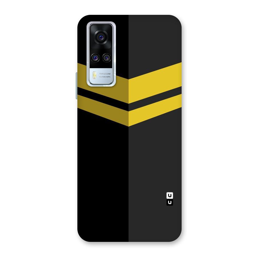 Yellow Lines Back Case for Vivo Y31