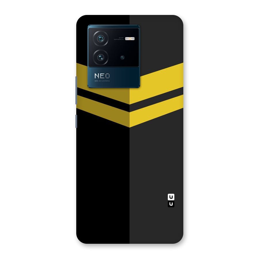 Yellow Lines Back Case for Vivo iQOO Neo 6 5G